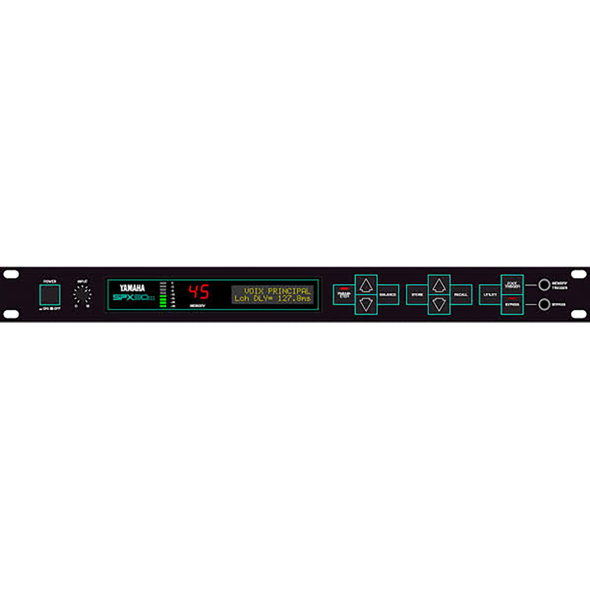 Yamaha SPX90II - Digital Multi-Effect Processor with 40 Factory Presets and MIDI Implementation