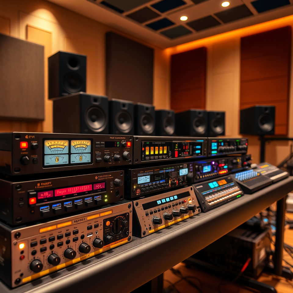 Professional Audio Outboard Gear and Signal Processors for Sound Enhancement