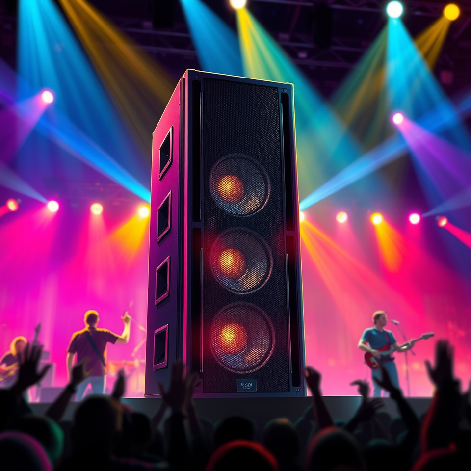 Professional Sound Reinforcement Speaker Systems for Events and Concerts